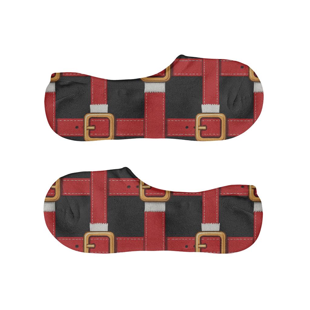 Santa Suit Buckle Lattice personalized invisible socks