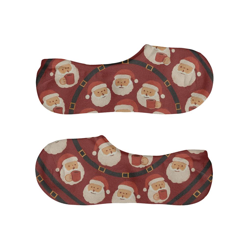 Mug Of Cocoa Santa Orbit low cut no-show socks