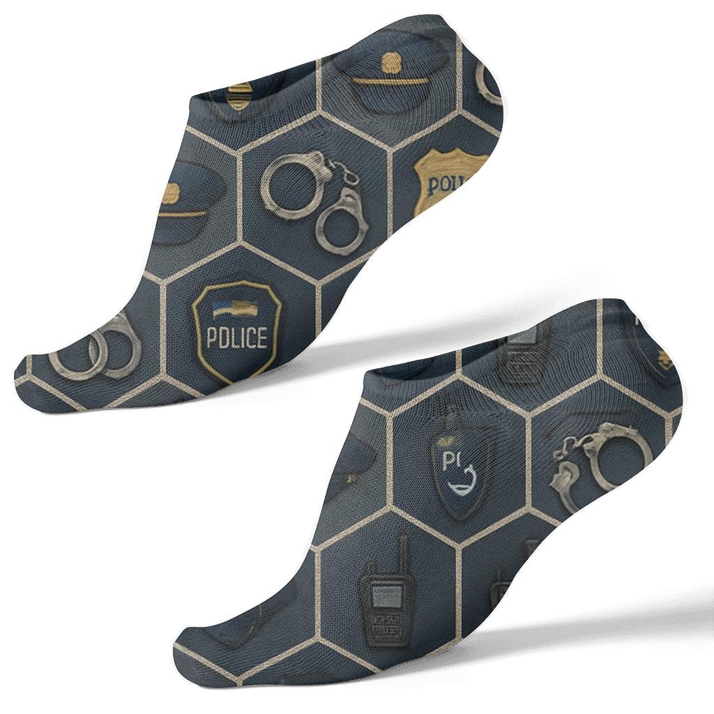 Badge Chevron Field Police Officer Edition premium sports ankle socks