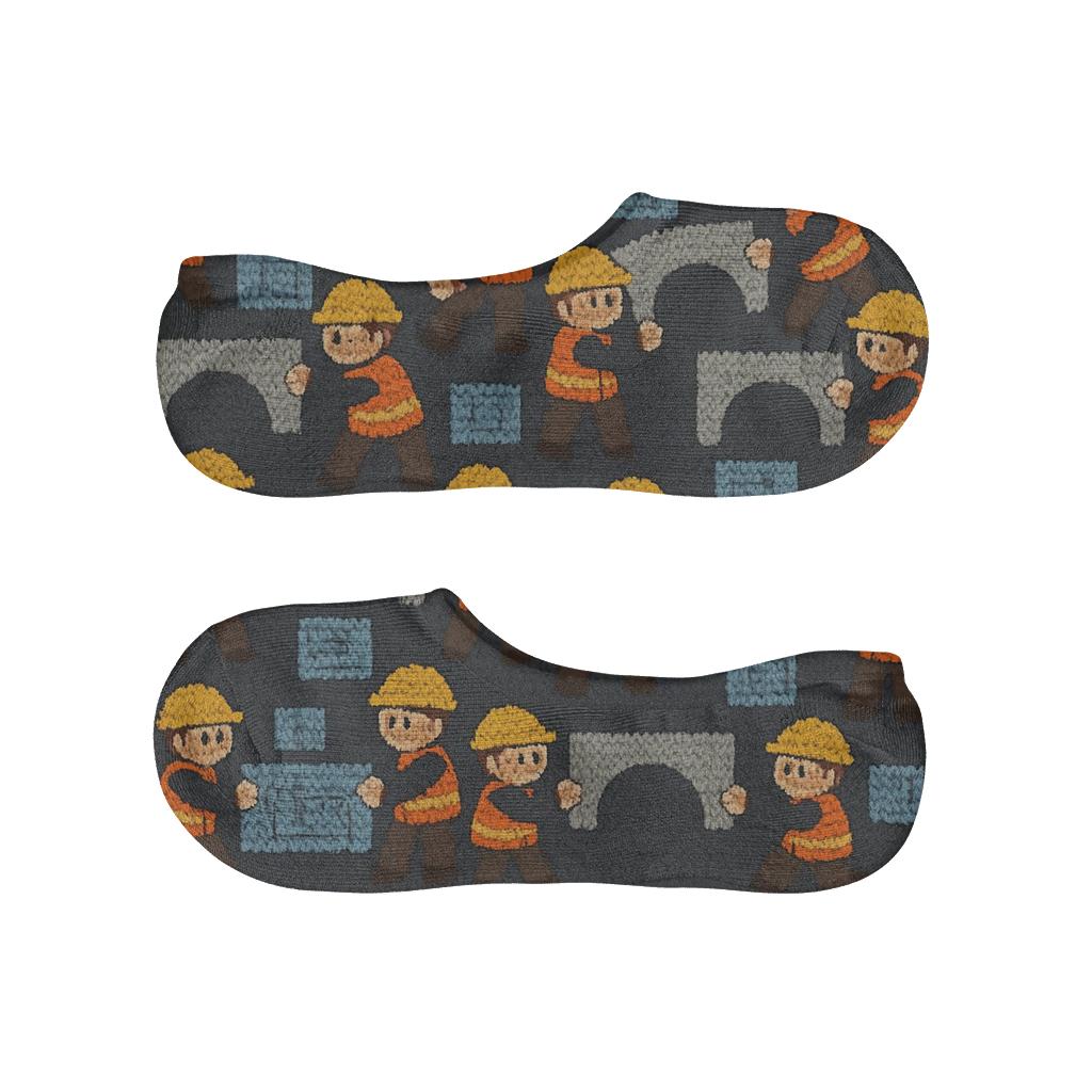 Bridge Builders Night Shift Knit Illusion personalized invisible socks