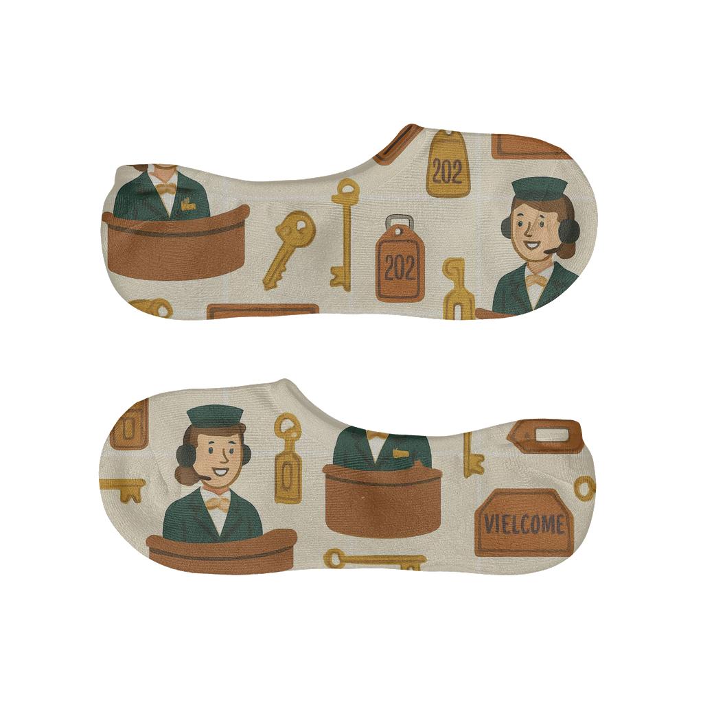 Concierge Carousel Grid personalized invisible socks
