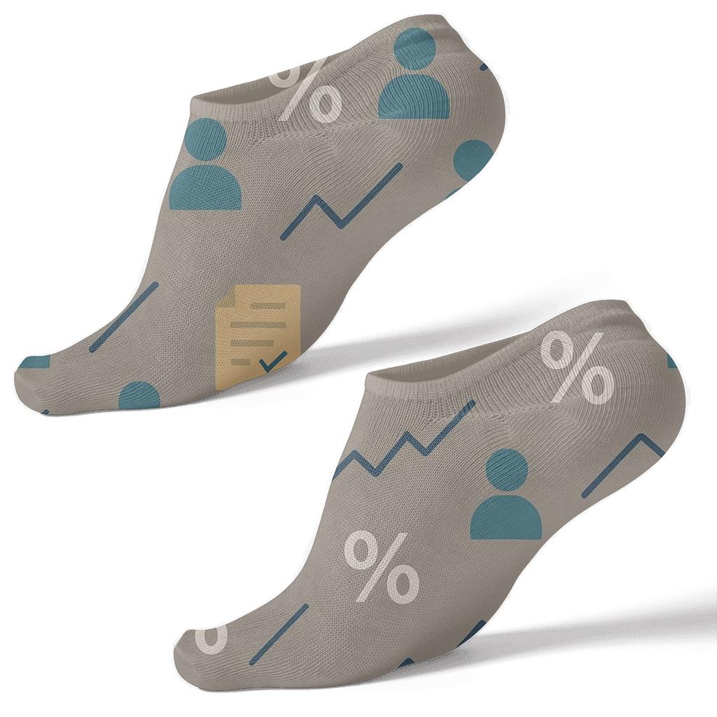 Closing Deals Pattern Salesperson Edition comfortable cotton ankle socks