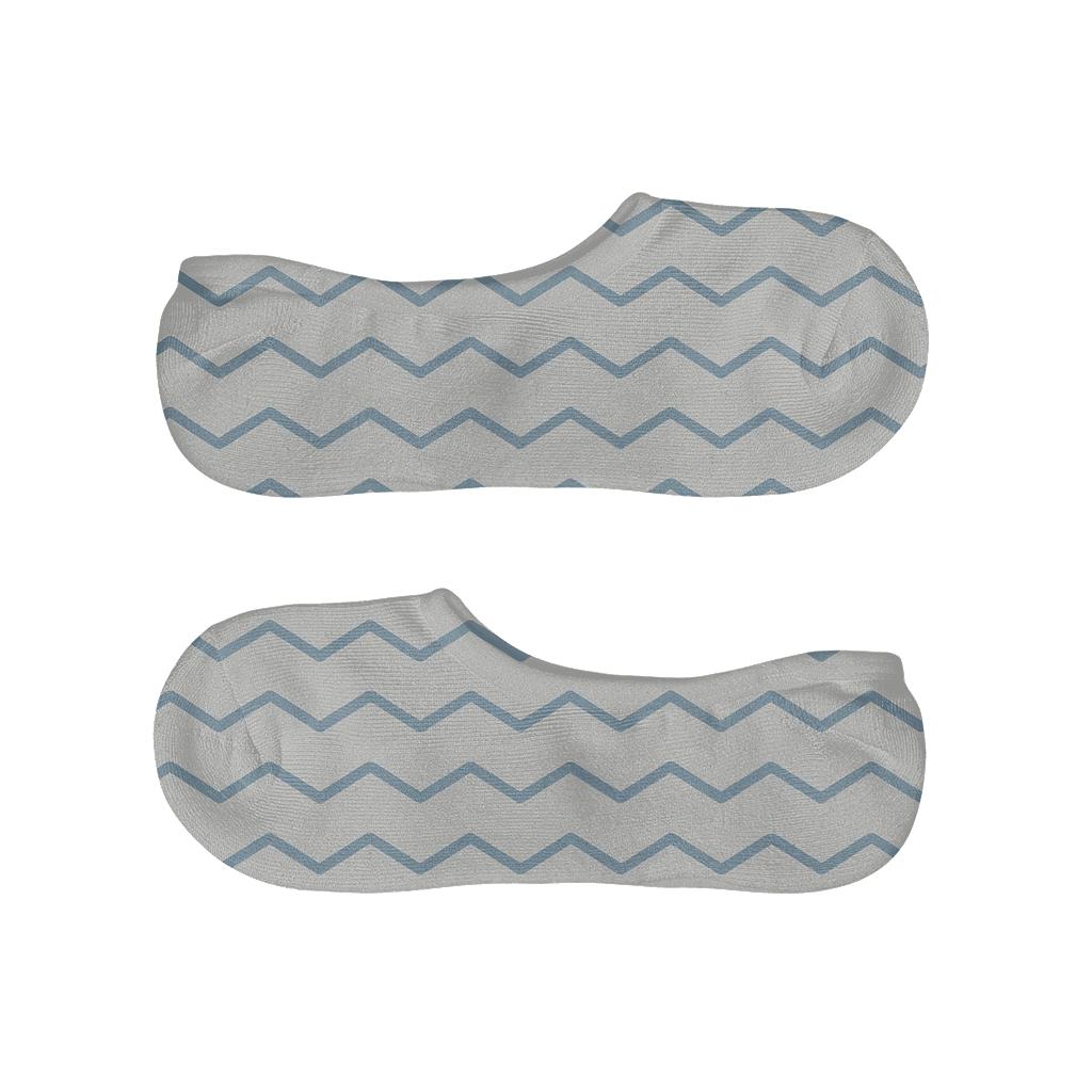 Quiet Zig Step trendy no-show sock styles