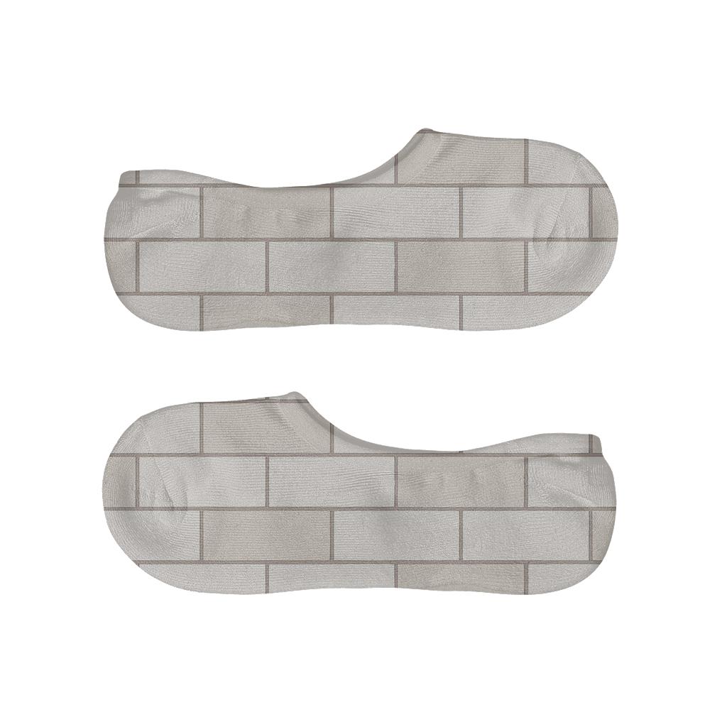 Tiny Brick Weave anti-slip no-show socks