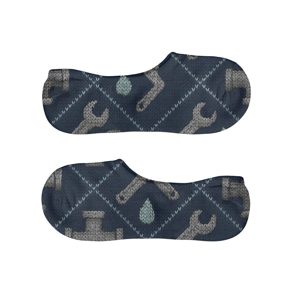 Plumber Starfield Fitting Tessellation personalized no-show socks