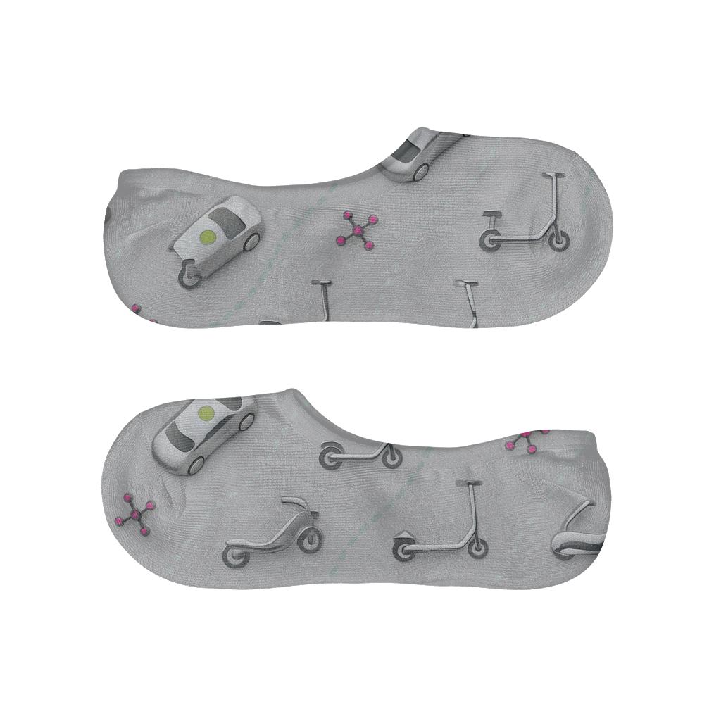 Holographic Transit Flow Pattern 2025 comfortable invisible socks