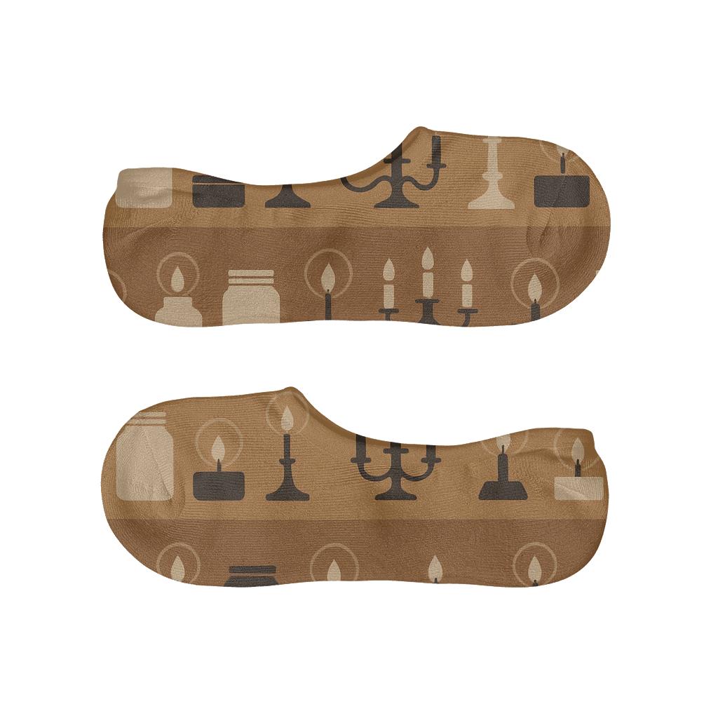 Amber Mantel Mosaic With Candle Motifs trendy no-show sock styles
