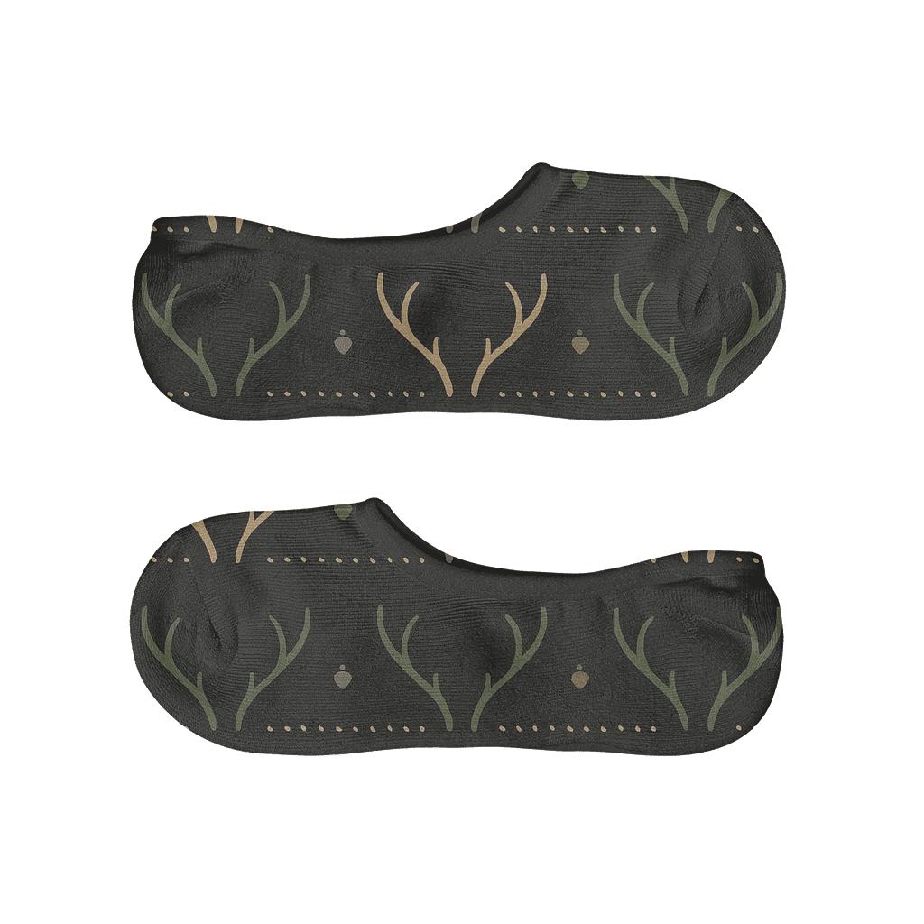 Antler Constellation Band Pattern Deer Edition custom no-show socks