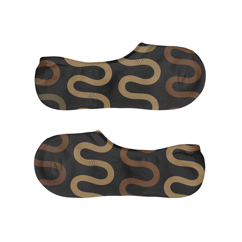 Celestial Scales With Snake Echoes comfortable invisible socks