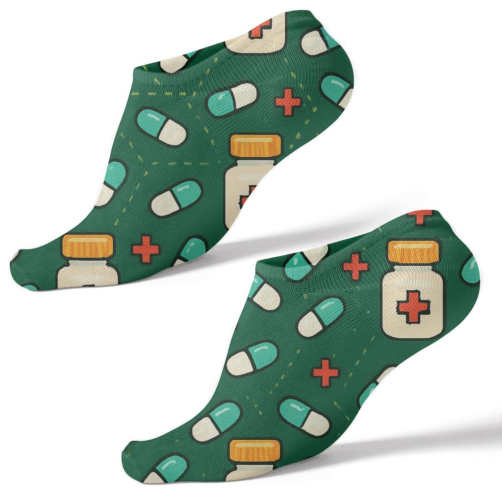 Pharmacist Capsule Constellation Lattice stylish athletic ankle socks