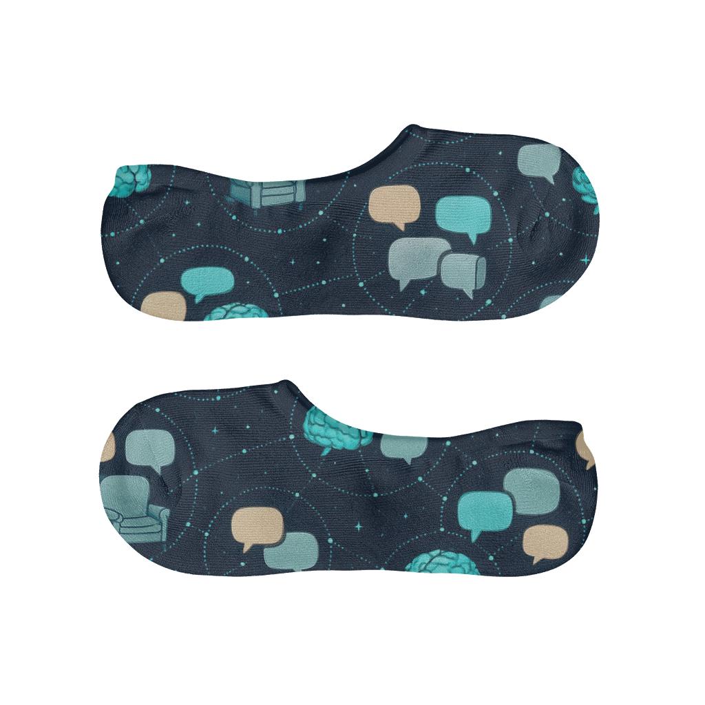 Therapy Constellation Repeat For Psychologist trendy no-show sock styles