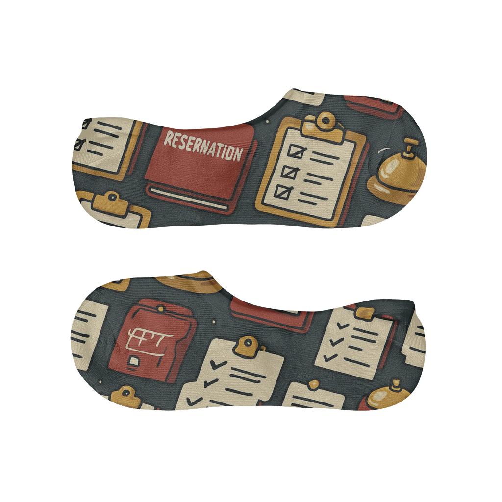 Cherry Shift Schedule Grid For Restaurant Manager Night Service soft cotton no-show socks