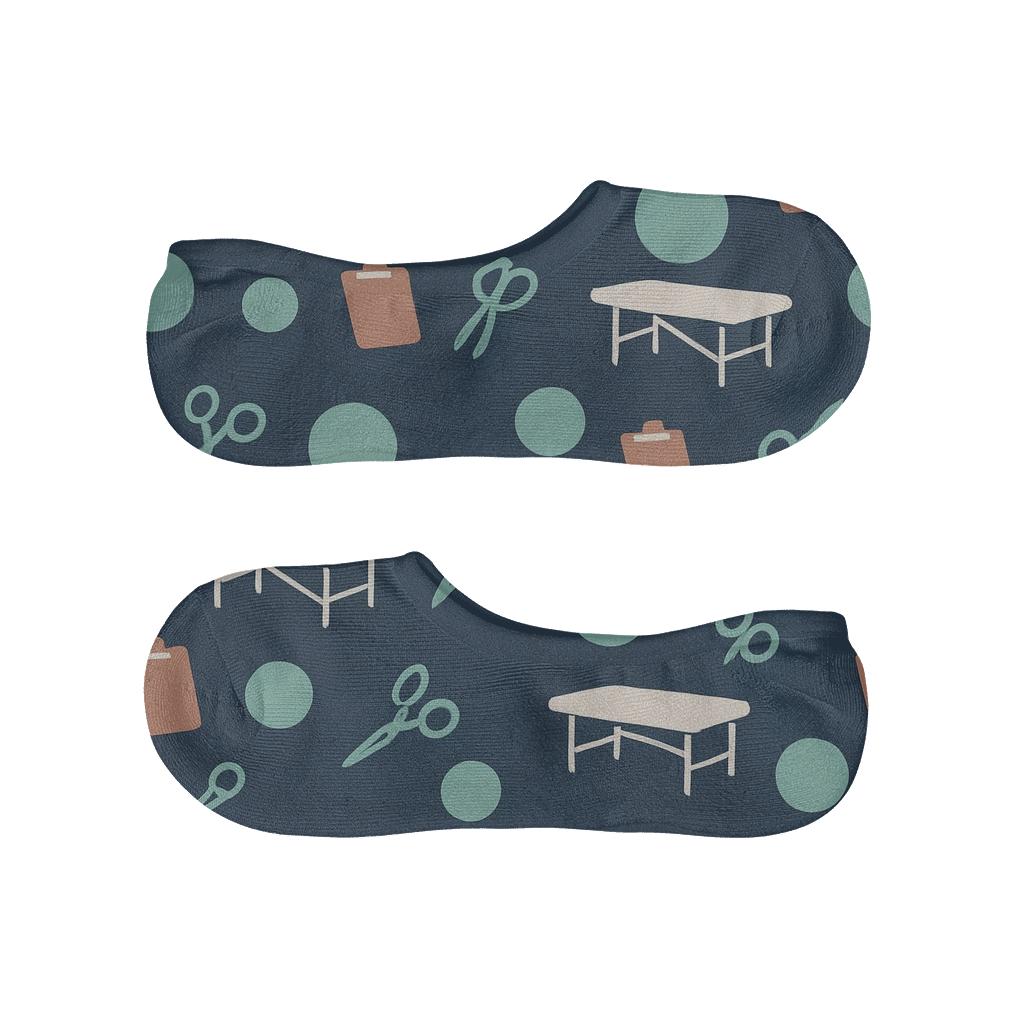 Celestial Therapy Tools Pattern Occupational Therapist Edition trendy no-show sock styles