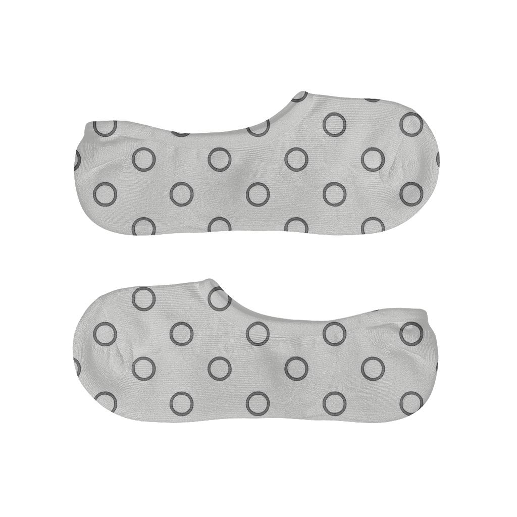 Fine Ring Orbit breathable no-show socks