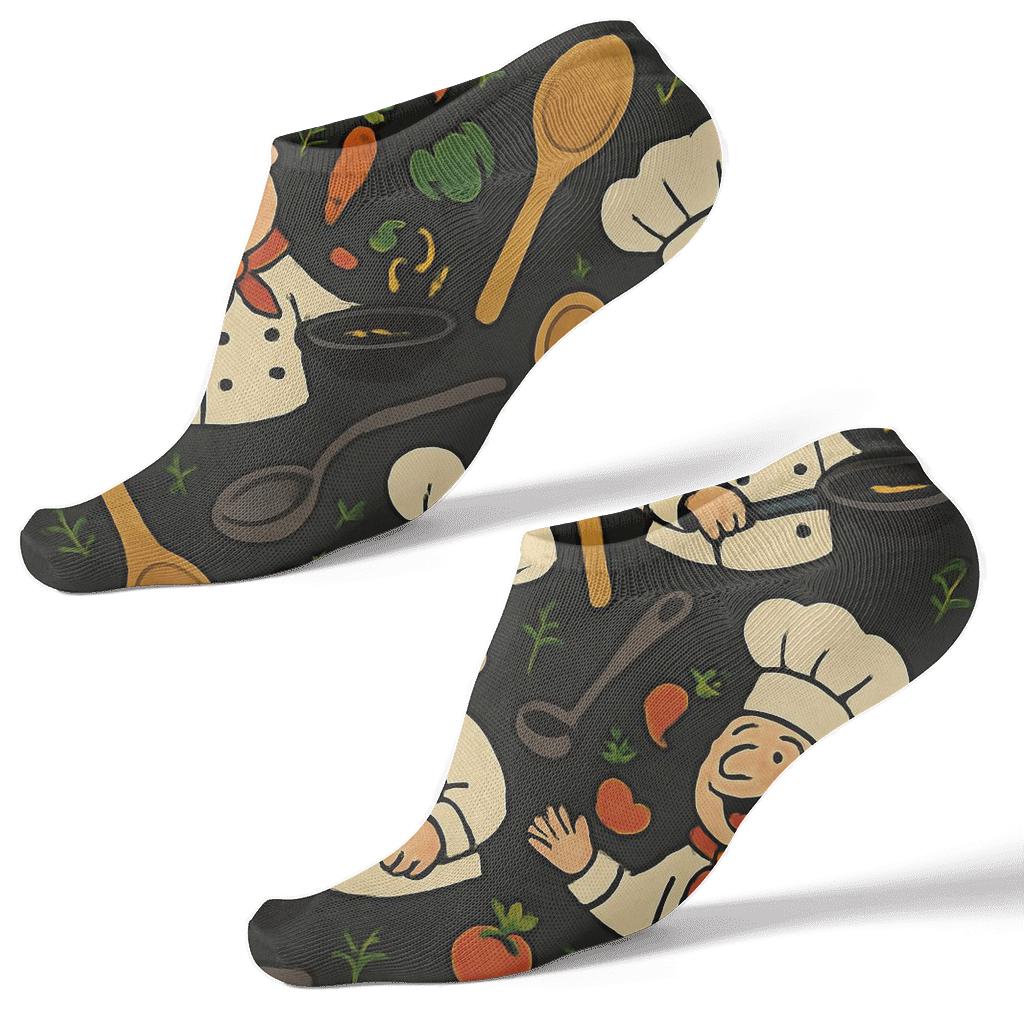 Apron Parade With Chef Whimsy Constellations designer print ankle socks