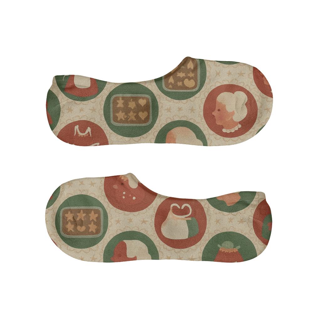 Mrs Claus Hearthside Cookie Medallions unique hidden socks