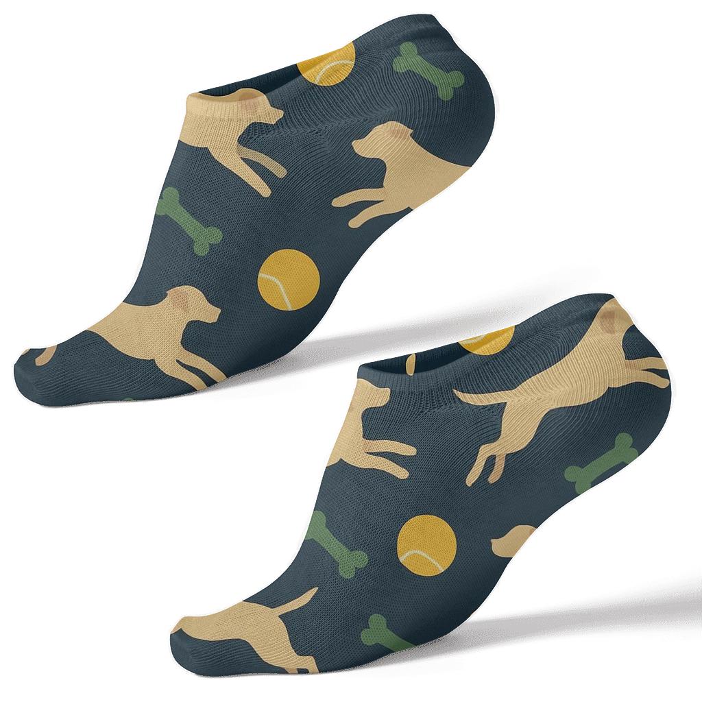 Starfield Bones And Balls Labrador Retriever Edition comfortable cotton ankle socks