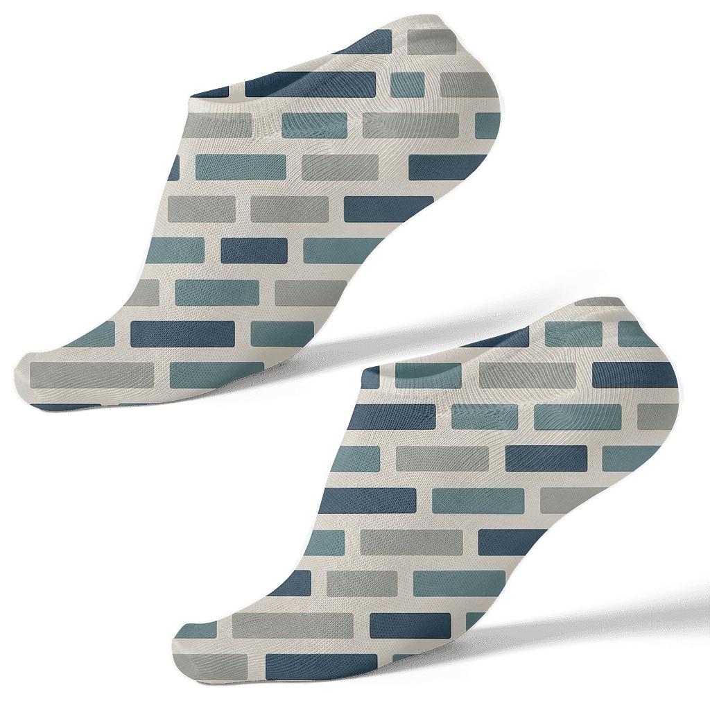 Cosmic Tile Fragments stylish athletic ankle socks