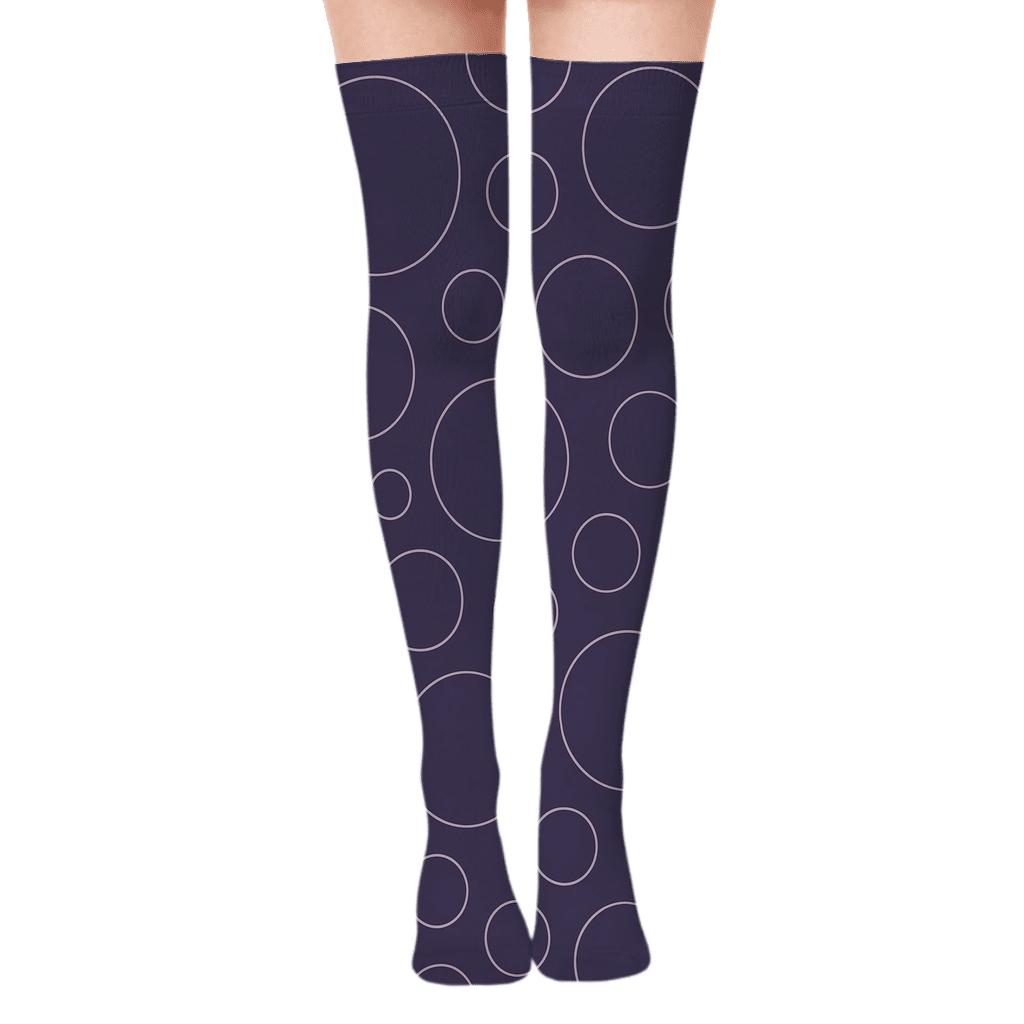 Halo Line Orbitals premium cozy over-the-knee socks