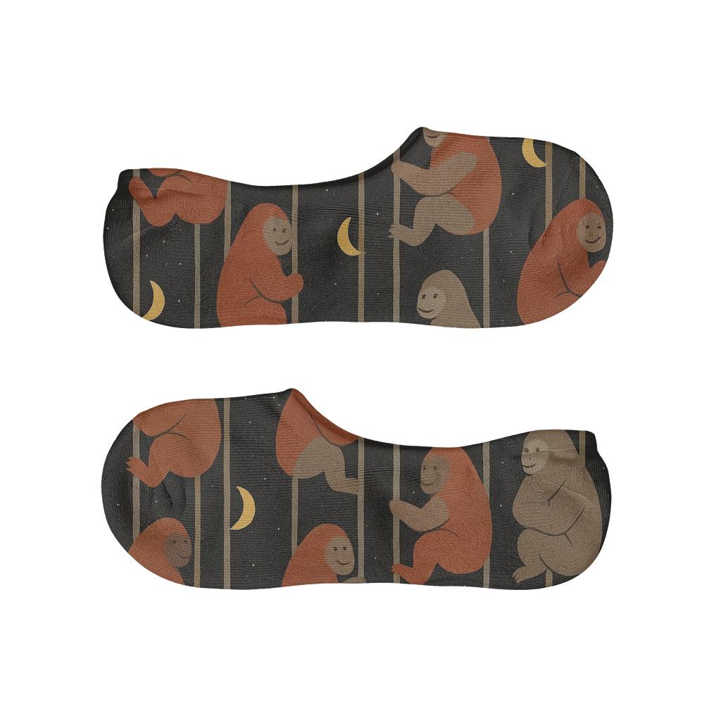 Starlit Vines With Ape Serenade trendy no-show sock styles