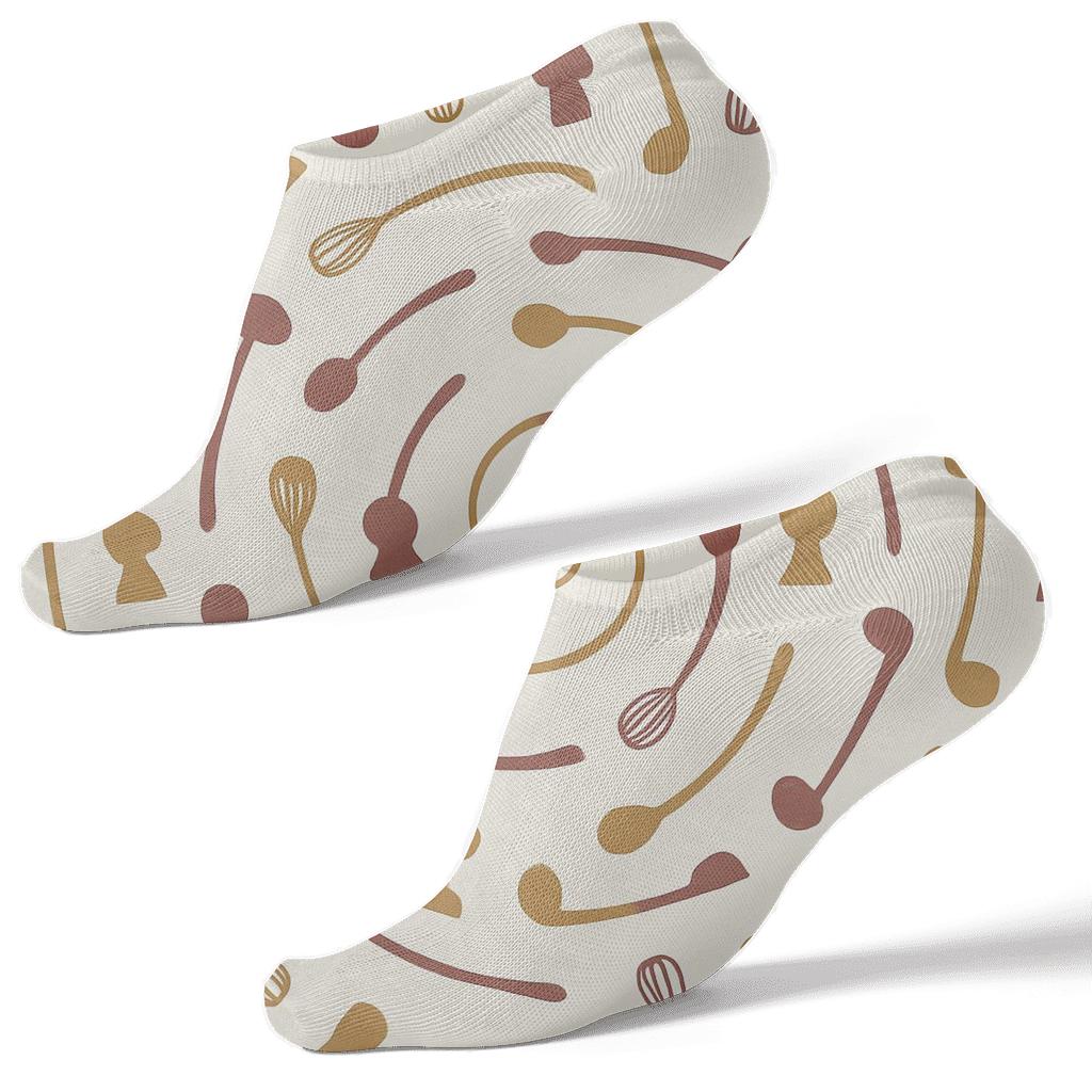 Nebula Ladle Dance Pattern Chef personalized ankle socks