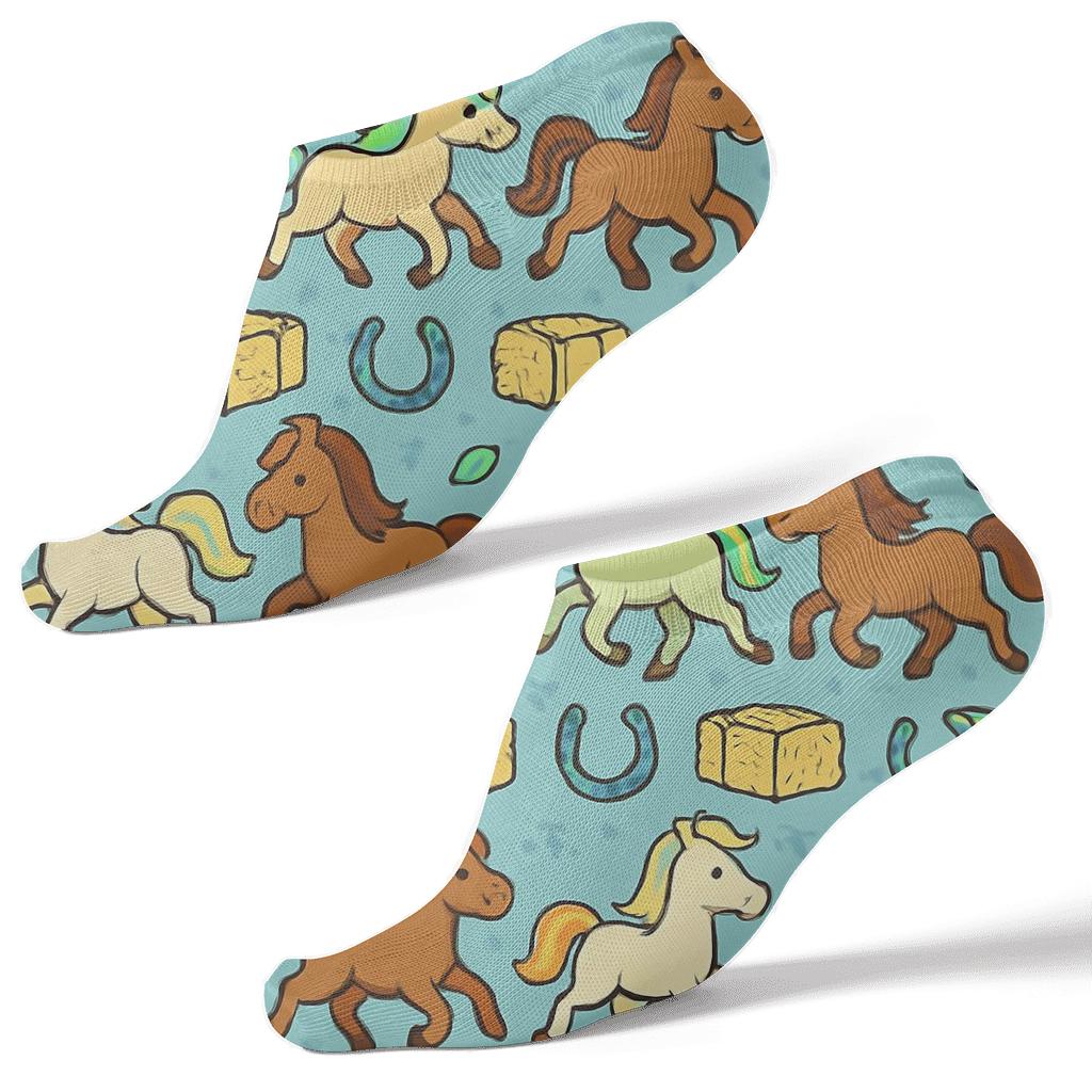Pony Constellation Pasture Bands custom ankle socks