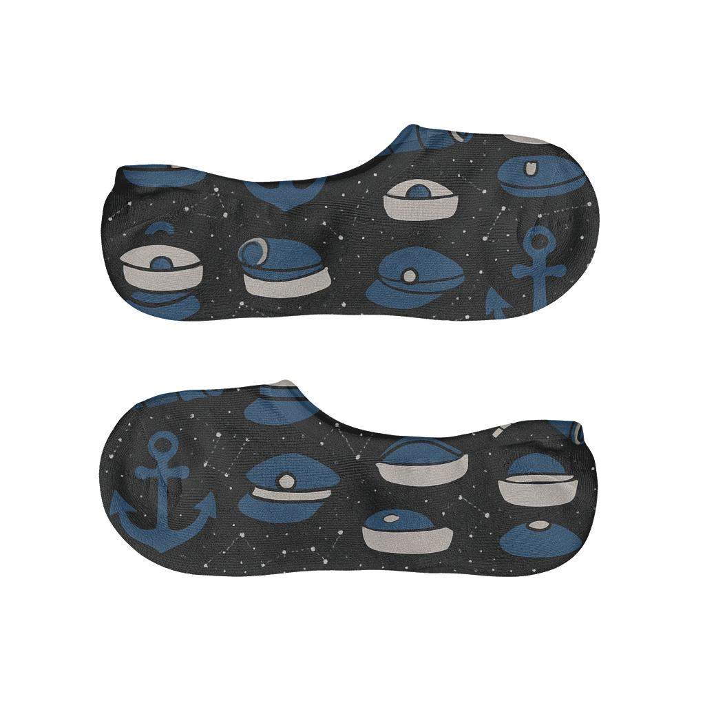 Sailor Nightwatch Constellation Grid soft cotton no-show socks