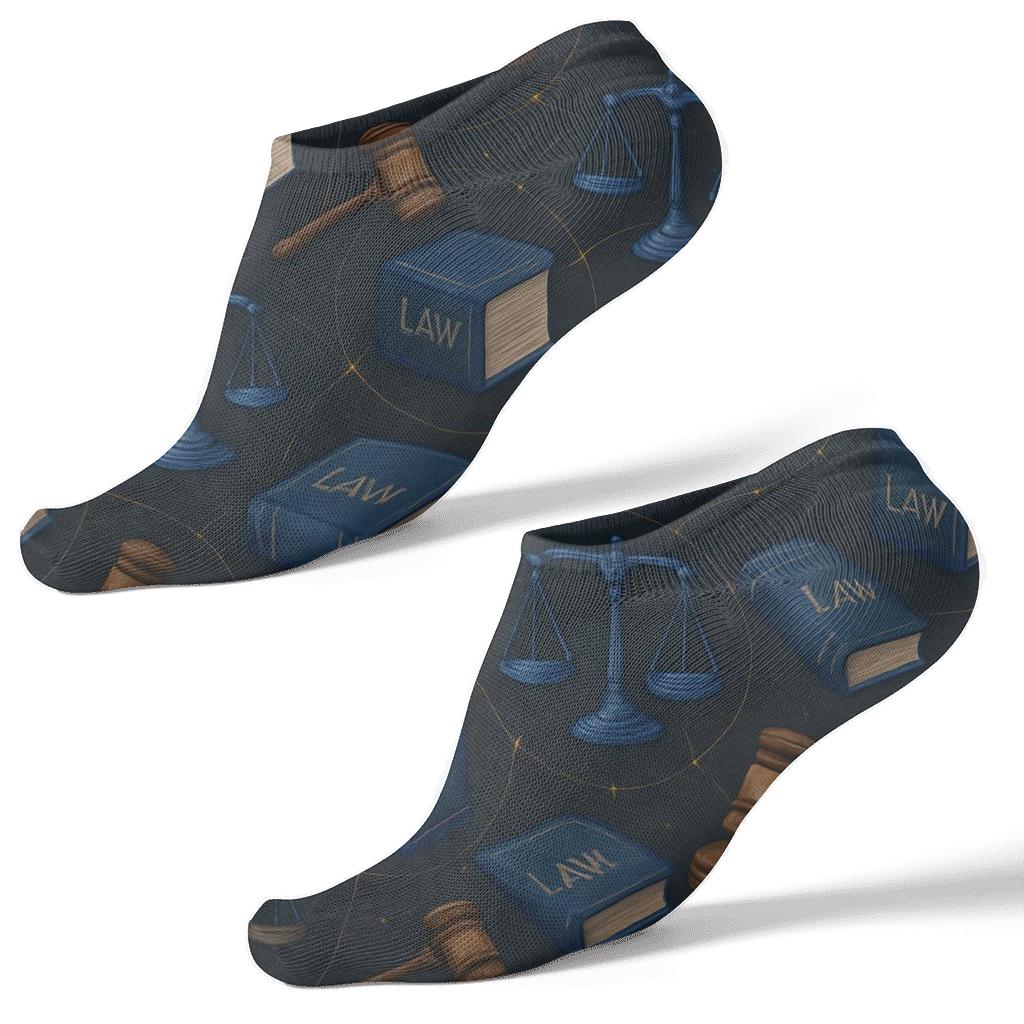 Celestial Docket With Paralegal Constellations soft everyday ankle socks