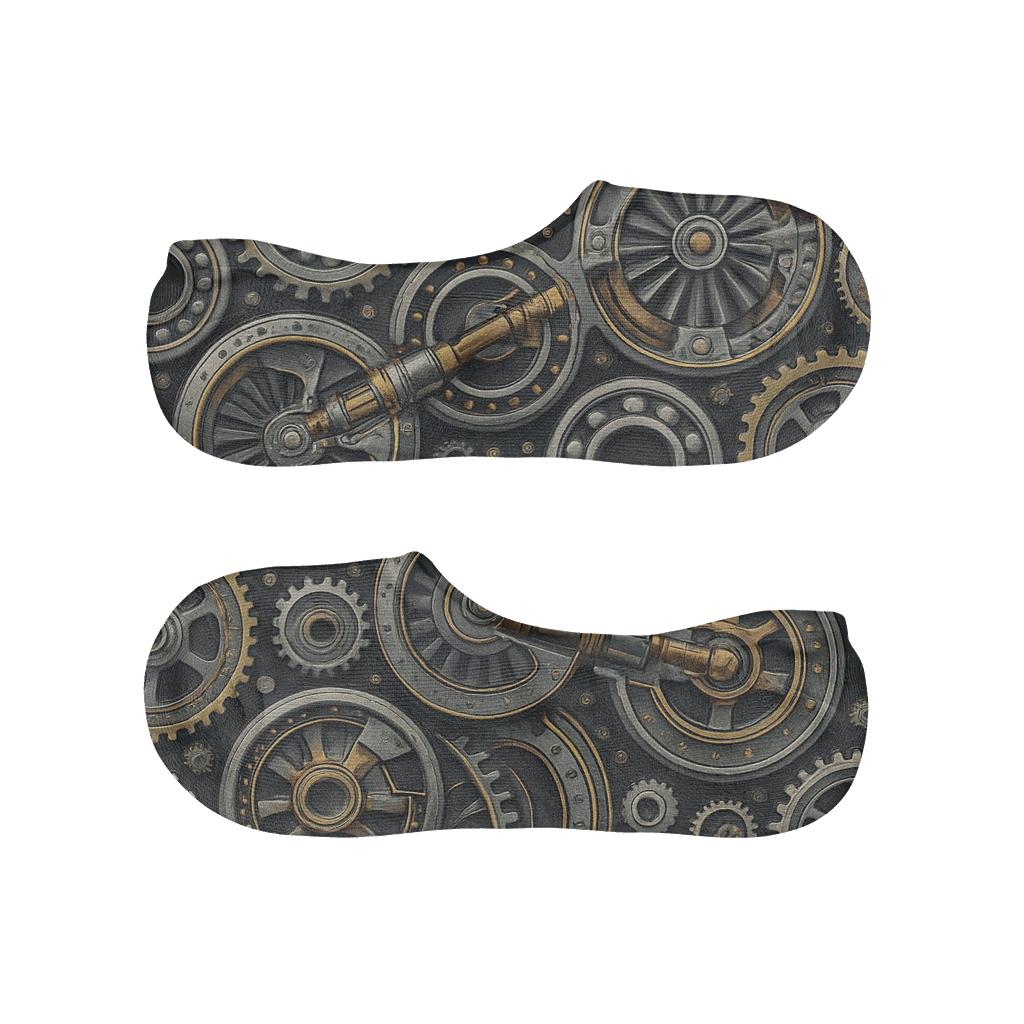 Orbital Turbine Tessellation Mechanical Engineer comfortable low-cut socks