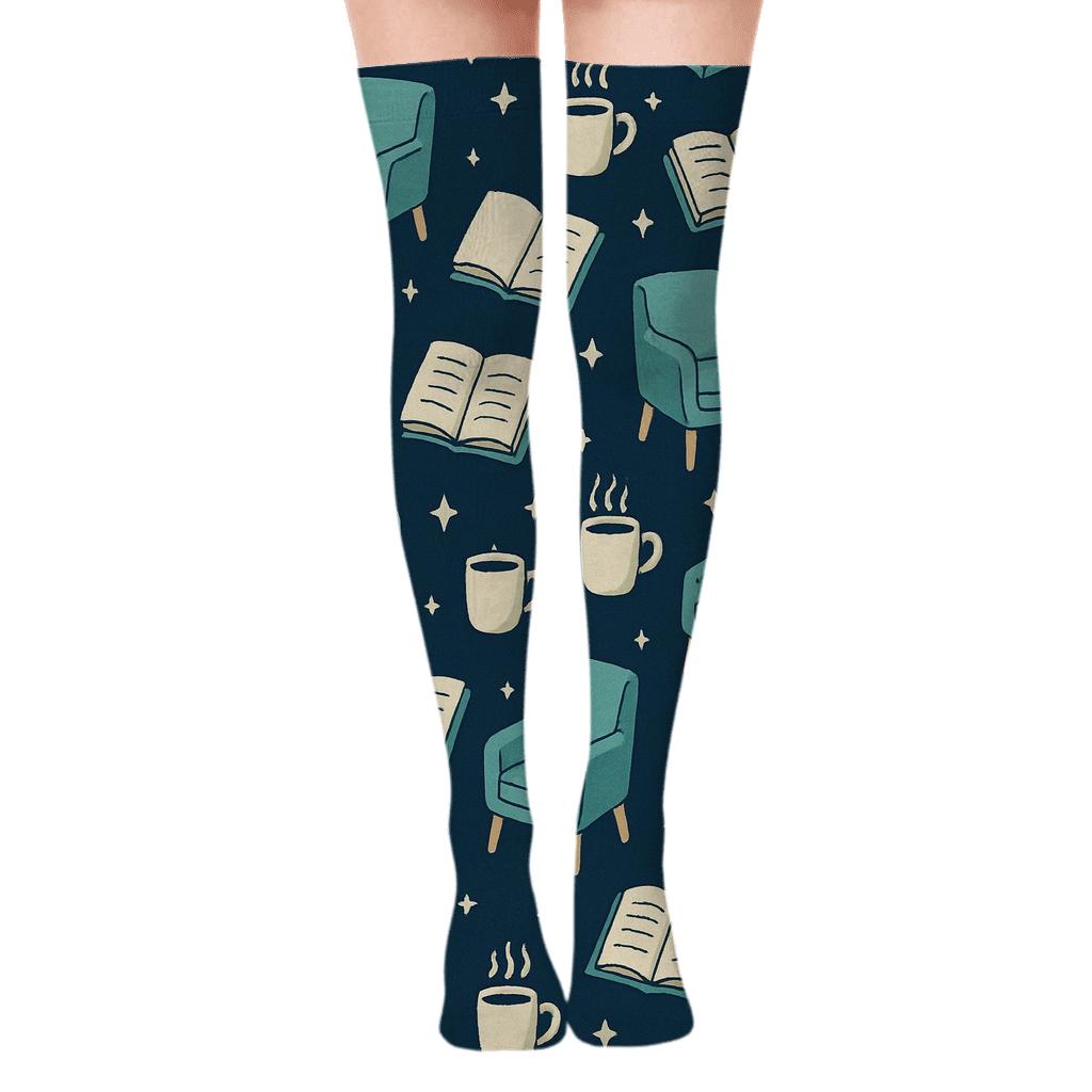 Counselor Constellation Comfort Pattern custom over-the-knee socks