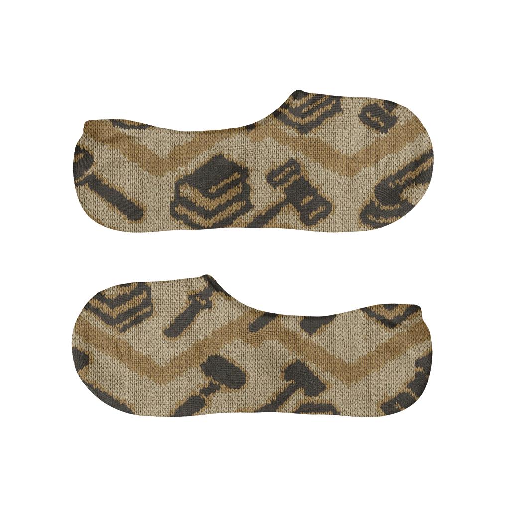 Judge Chamber Chevron Tapestry comfortable low-cut socks