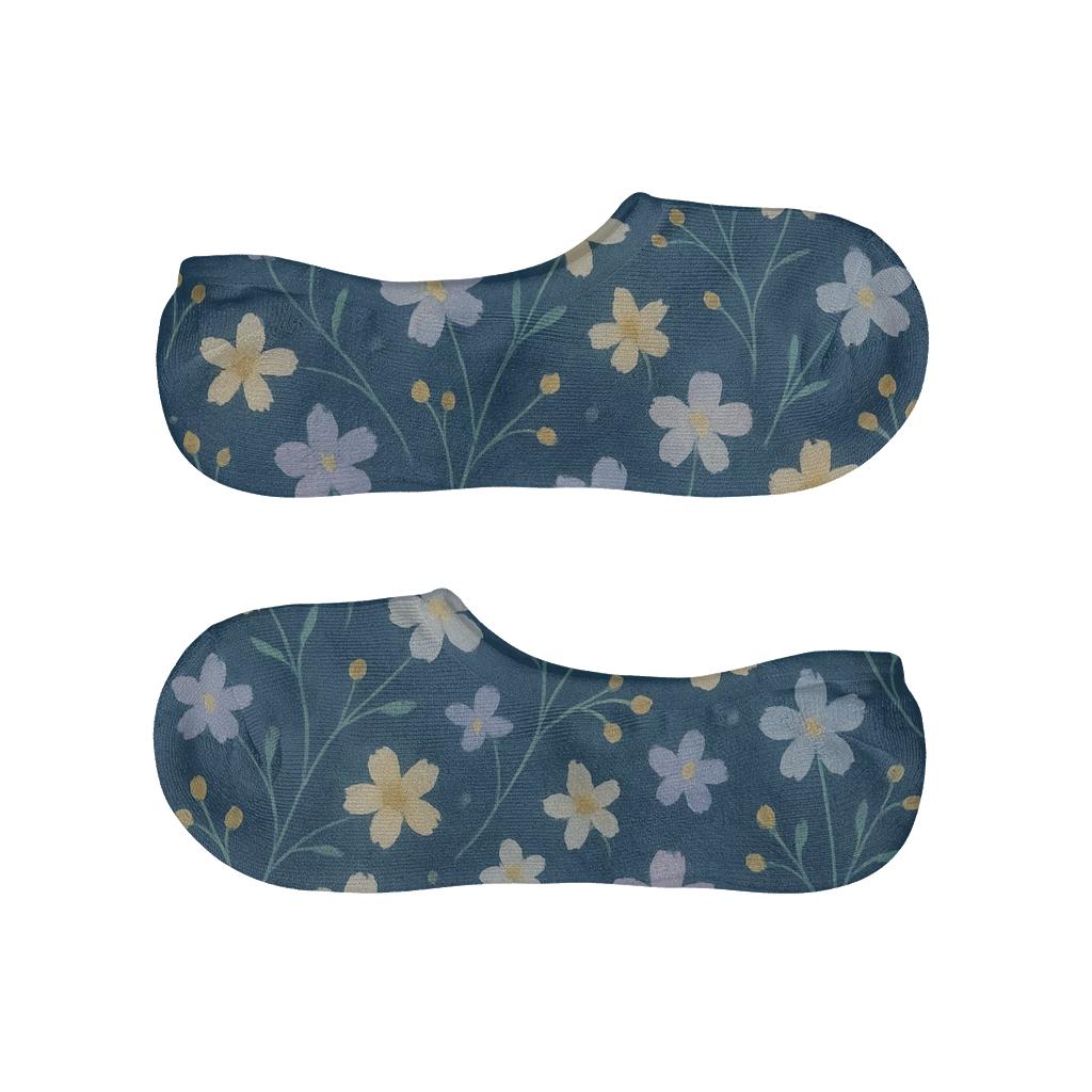 Midnight Wildflower Constellation Wrap comfortable low-cut socks