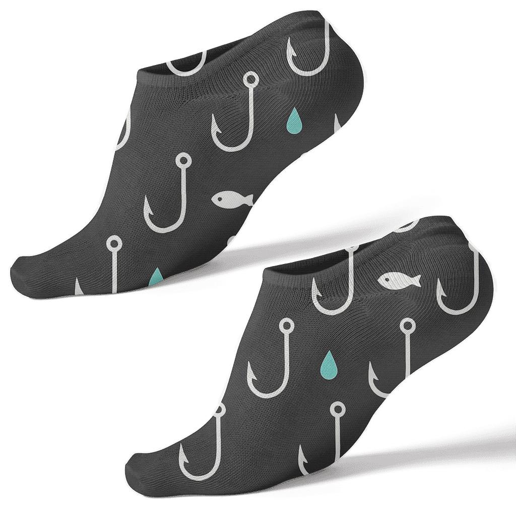 Hook Grid With Fisher Whimsy trendy patterned ankle socks