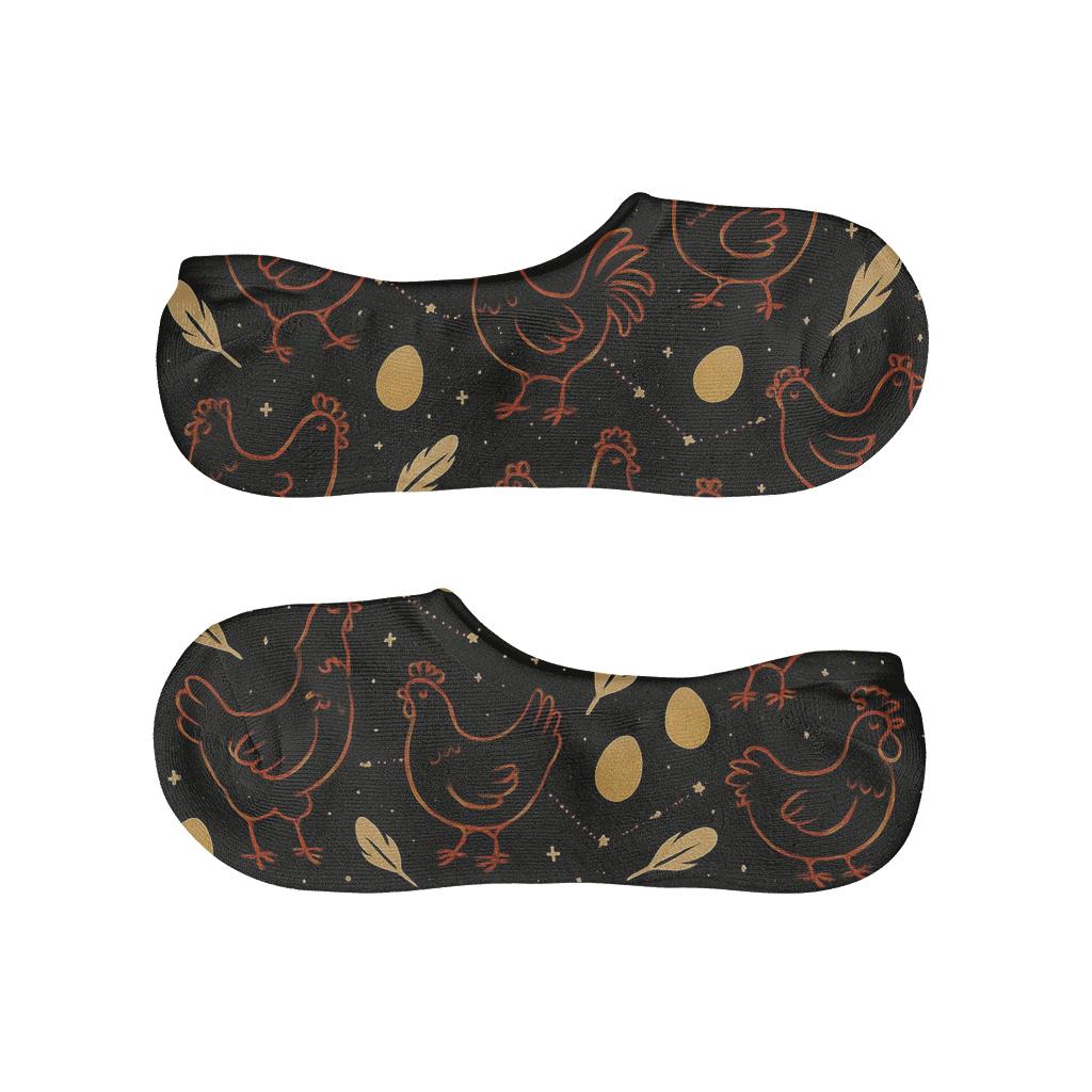 Chicken Constellation Coop Pattern unique hidden socks