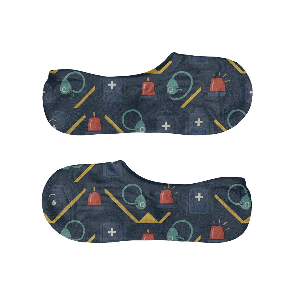 Paramedic Galaxy Siren Chevron comfortable low-cut socks