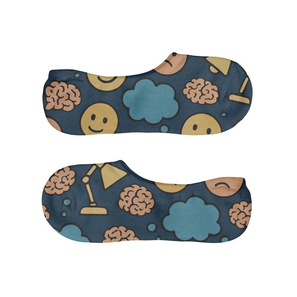 Thought Bubble Tapestry Psychologist Edition comfortable low-cut socks