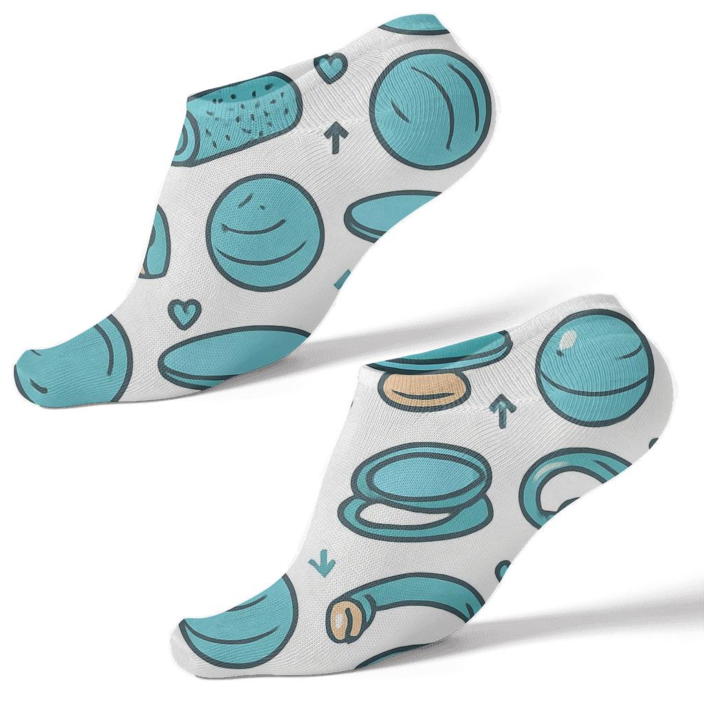 Physical Therapist Recovery Tools Constellation Grid custom ankle socks