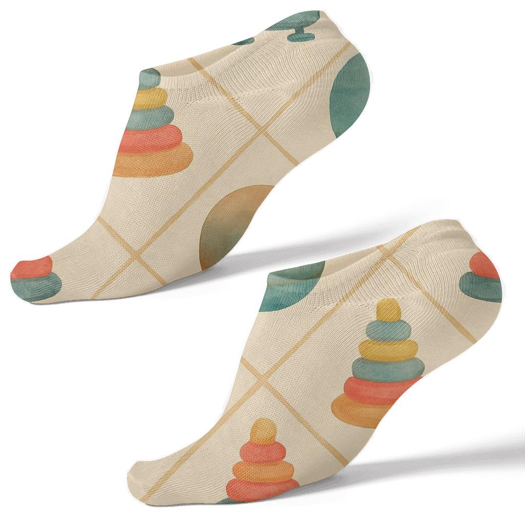 Celestial Therapy Play Lattice Occupational Therapist custom ankle socks