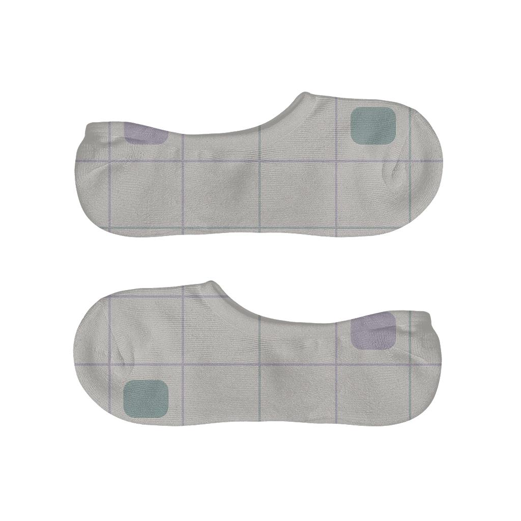 Nebula Grid Veil trendy no-show sock styles