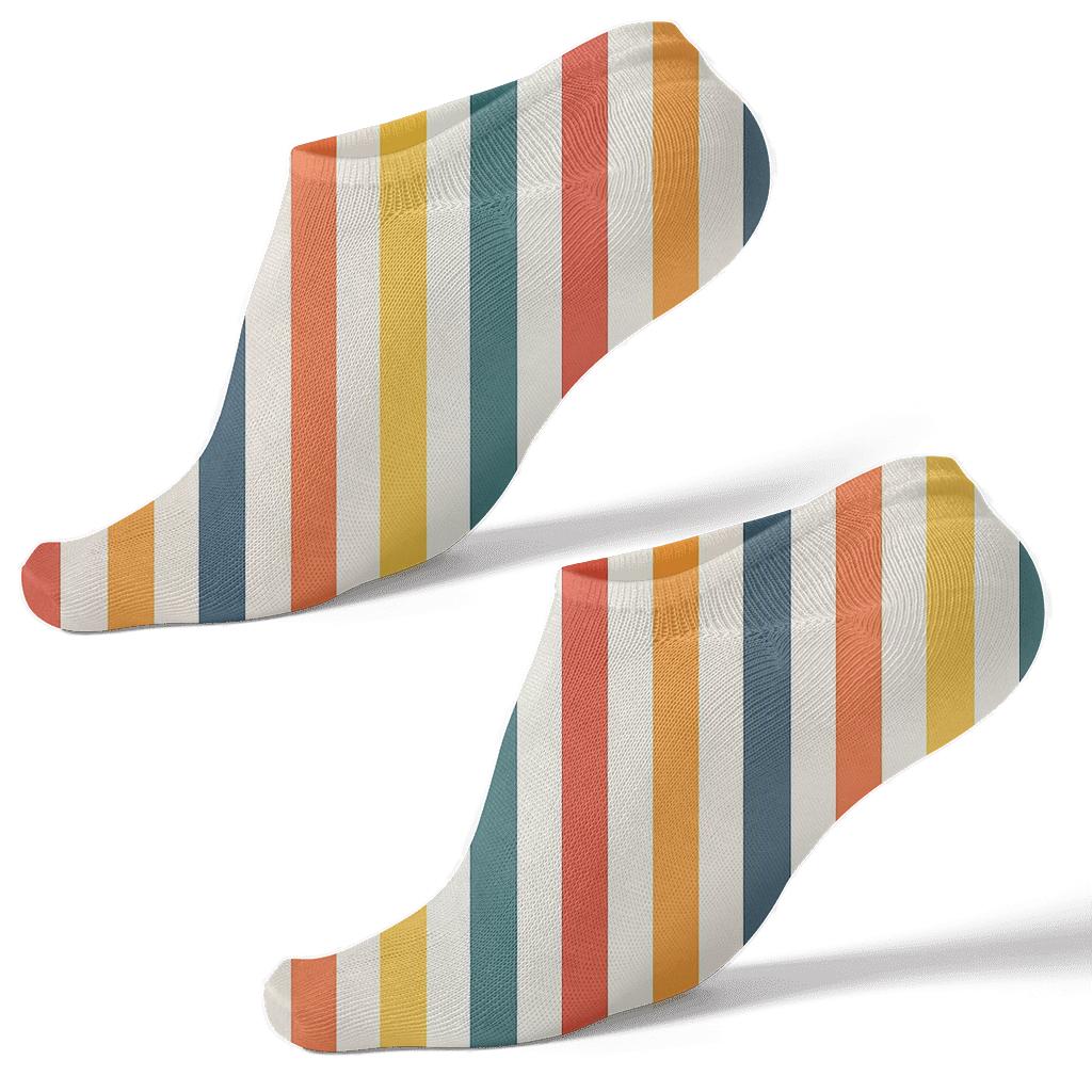 Spectrum Band Sequence designer print ankle socks