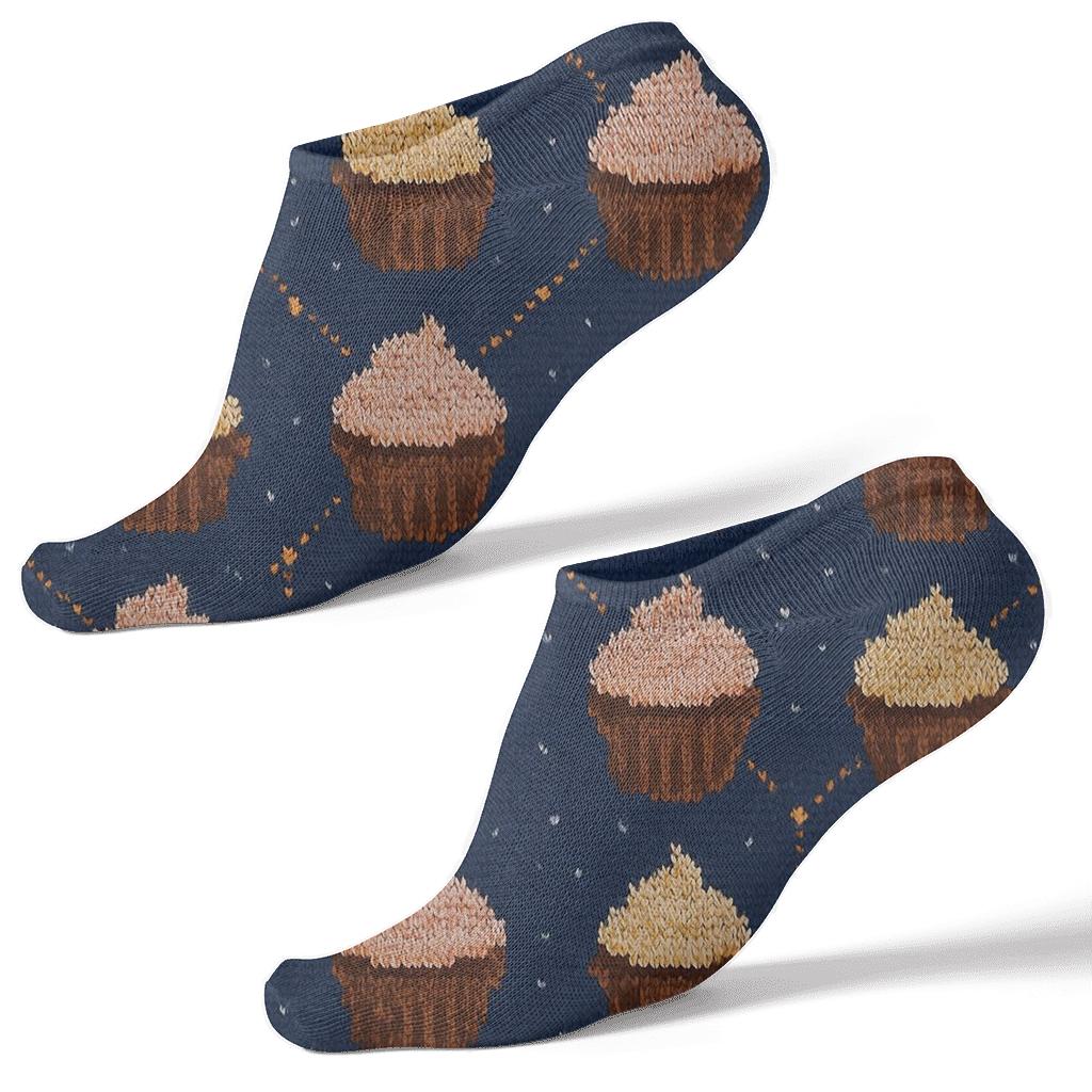 Baker Constellation Cupcake Grid soft everyday ankle socks