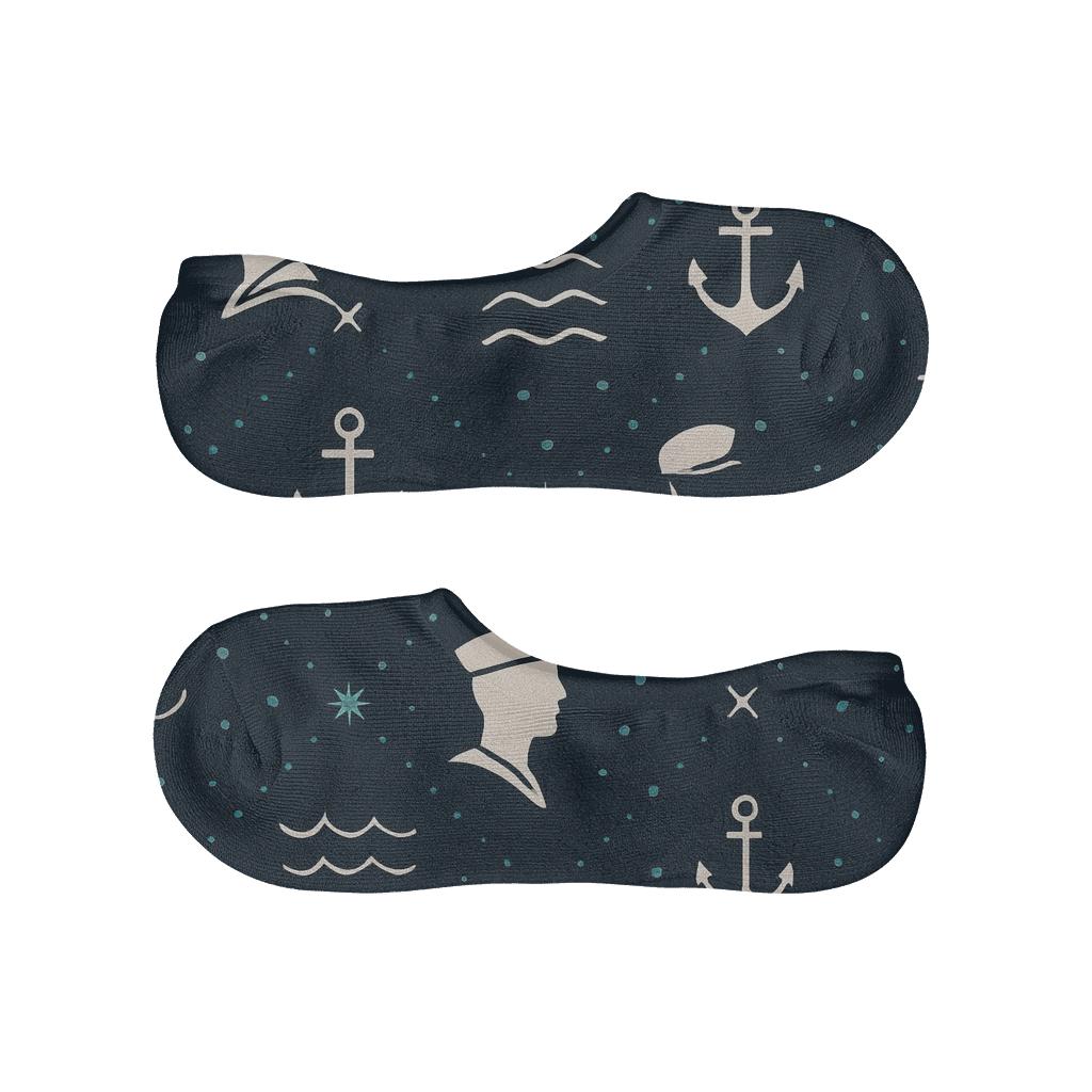 Starboard Night Sailor Tiling Constellation trendy no-show sock styles
