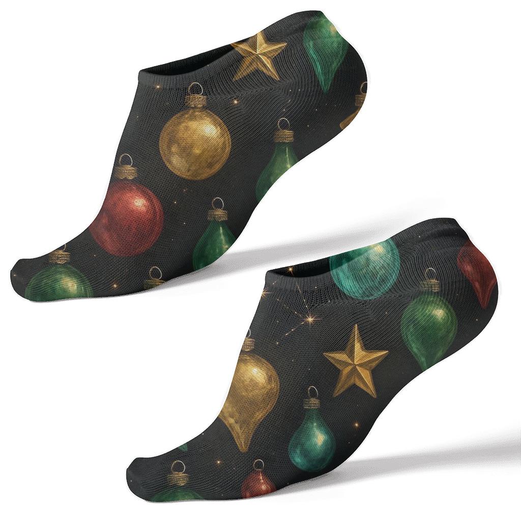 Midnight Ornament Constellation Christmas Edition comfortable cotton ankle socks