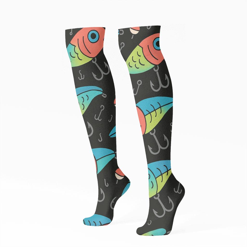 Lure Parade Fisher Edition soft everyday knee-high socks