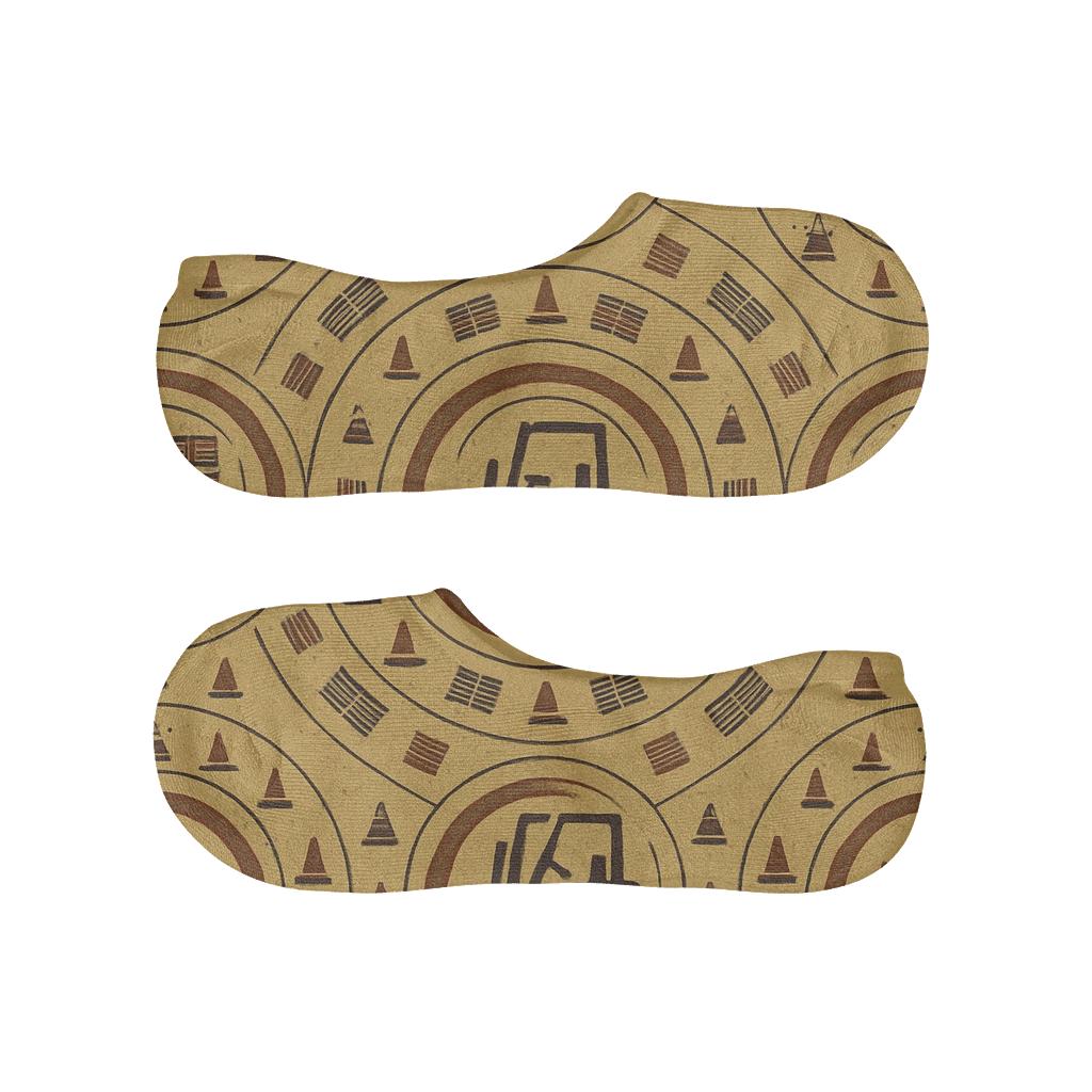 Galactic Pallet Rings For Forklift Operator Nights designer printed no-show socks
