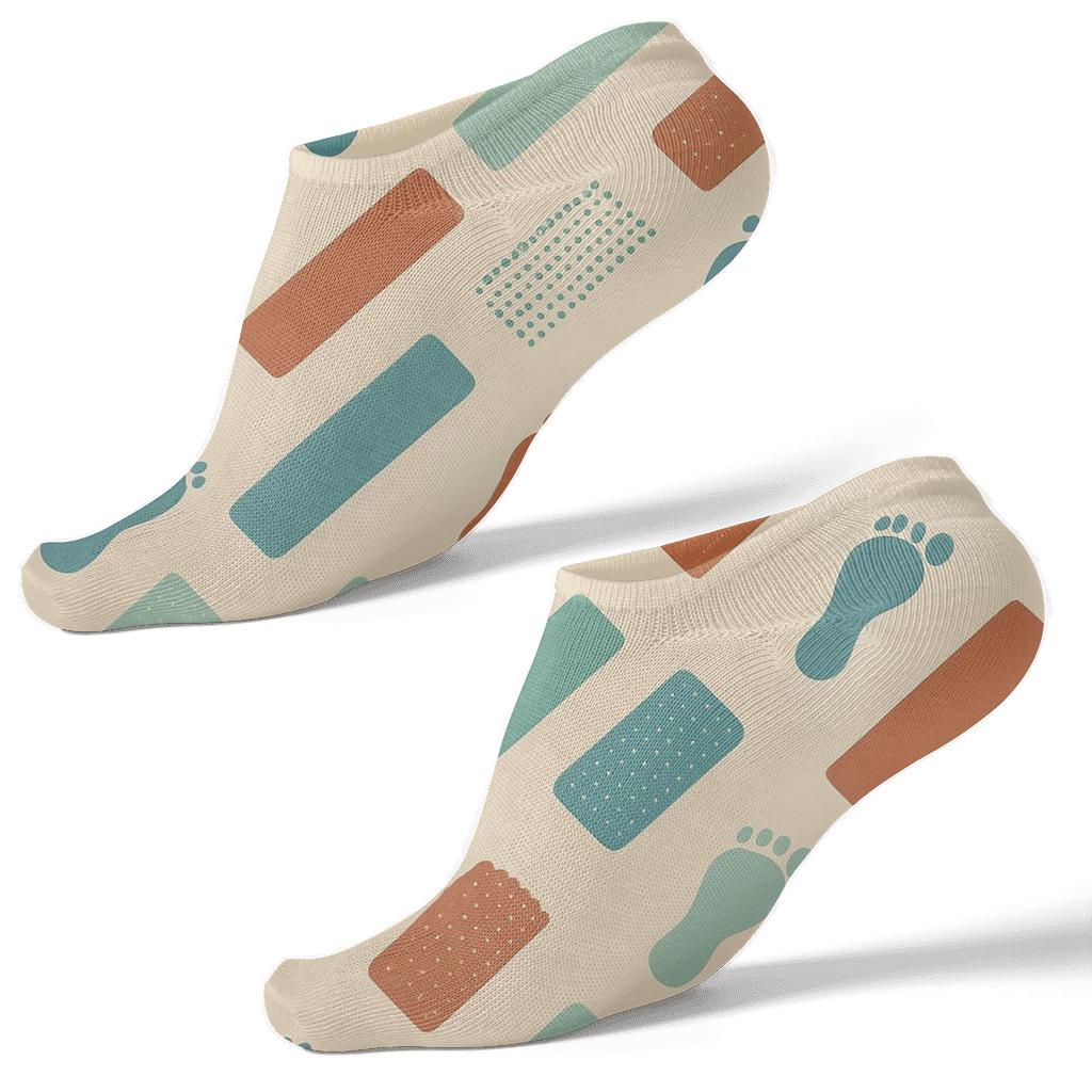 Sensory Steps Pattern In Occupational Therapist Style soft everyday ankle socks