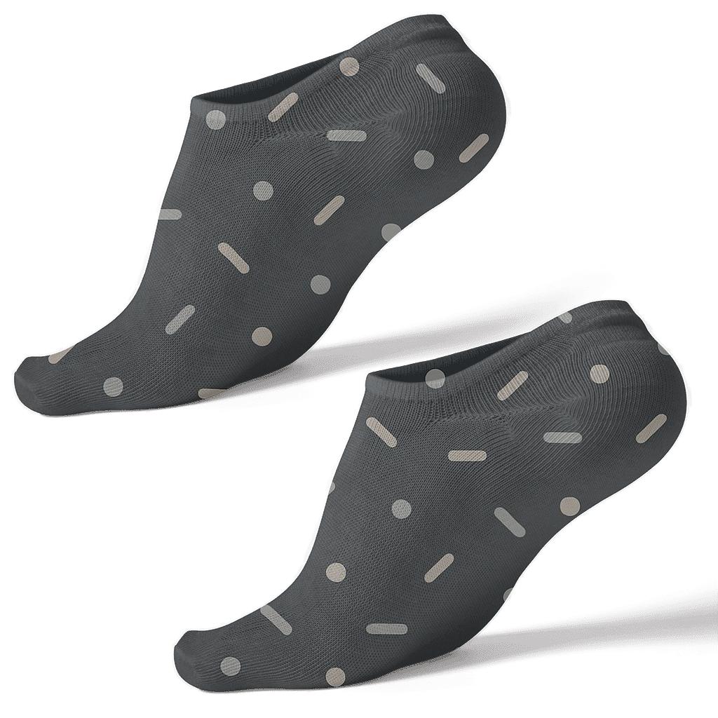 Asteroid Micro Scatter premium sports ankle socks