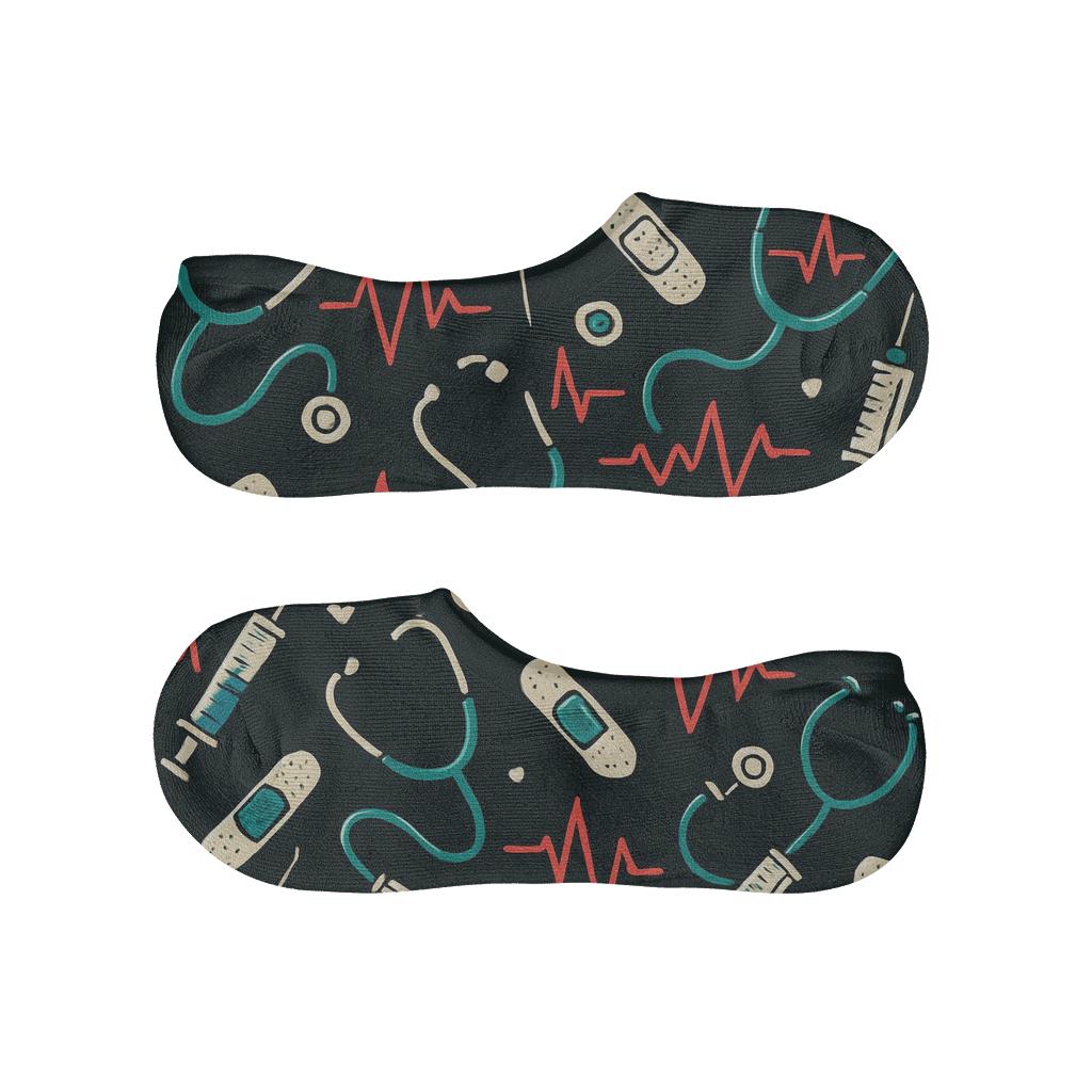 Doctor Instrument Constellation On Midnight Ward personalized invisible socks