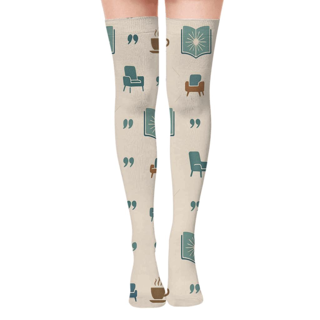Galaxy Notes With Counselor Warmth Repeat stylish fashion over-the-knee socks