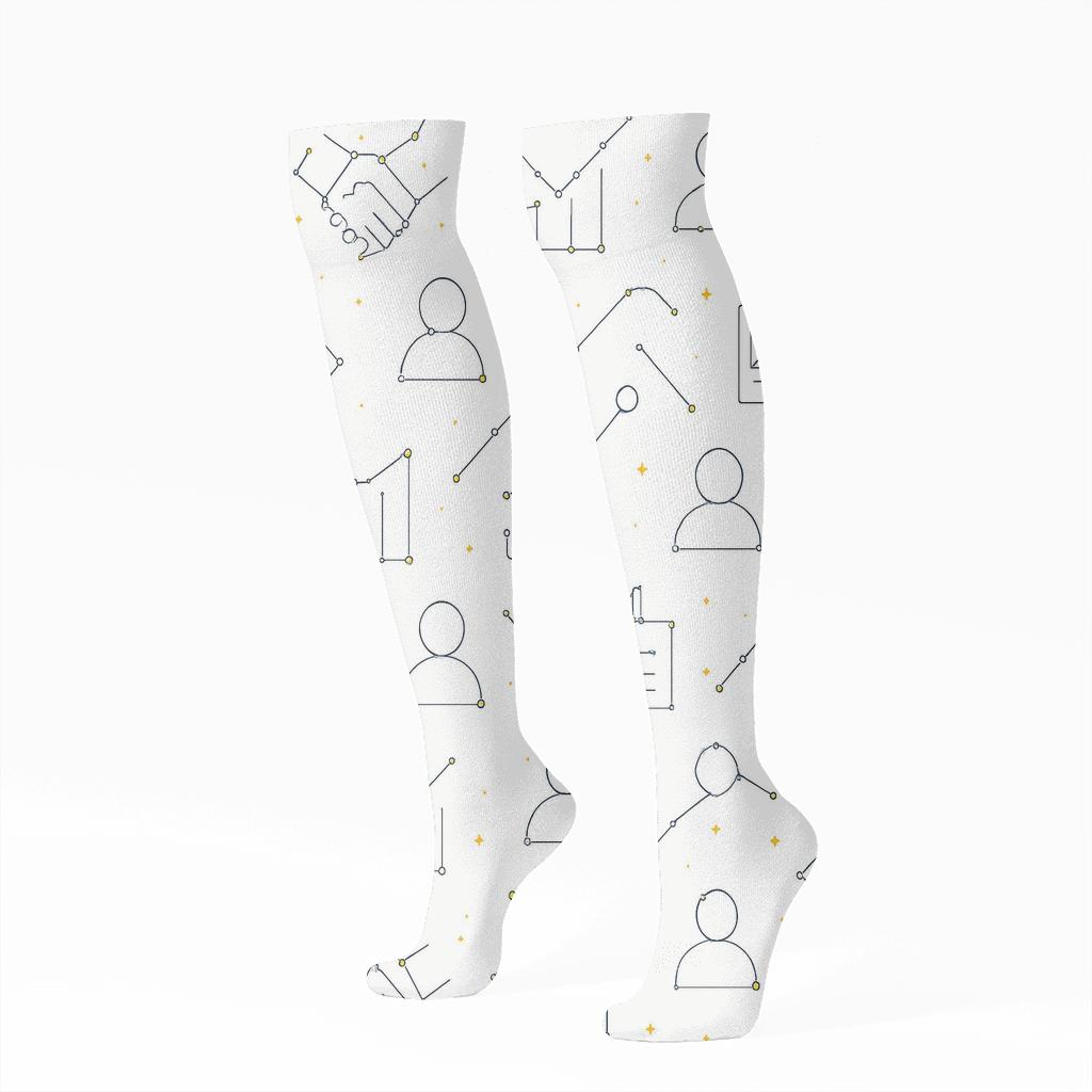 Commission Constellations Salesperson Edition Knee-High Socks